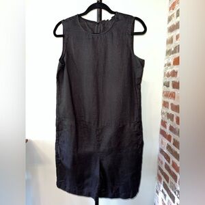 Eileen Fisher 100% organic linen black | size XS